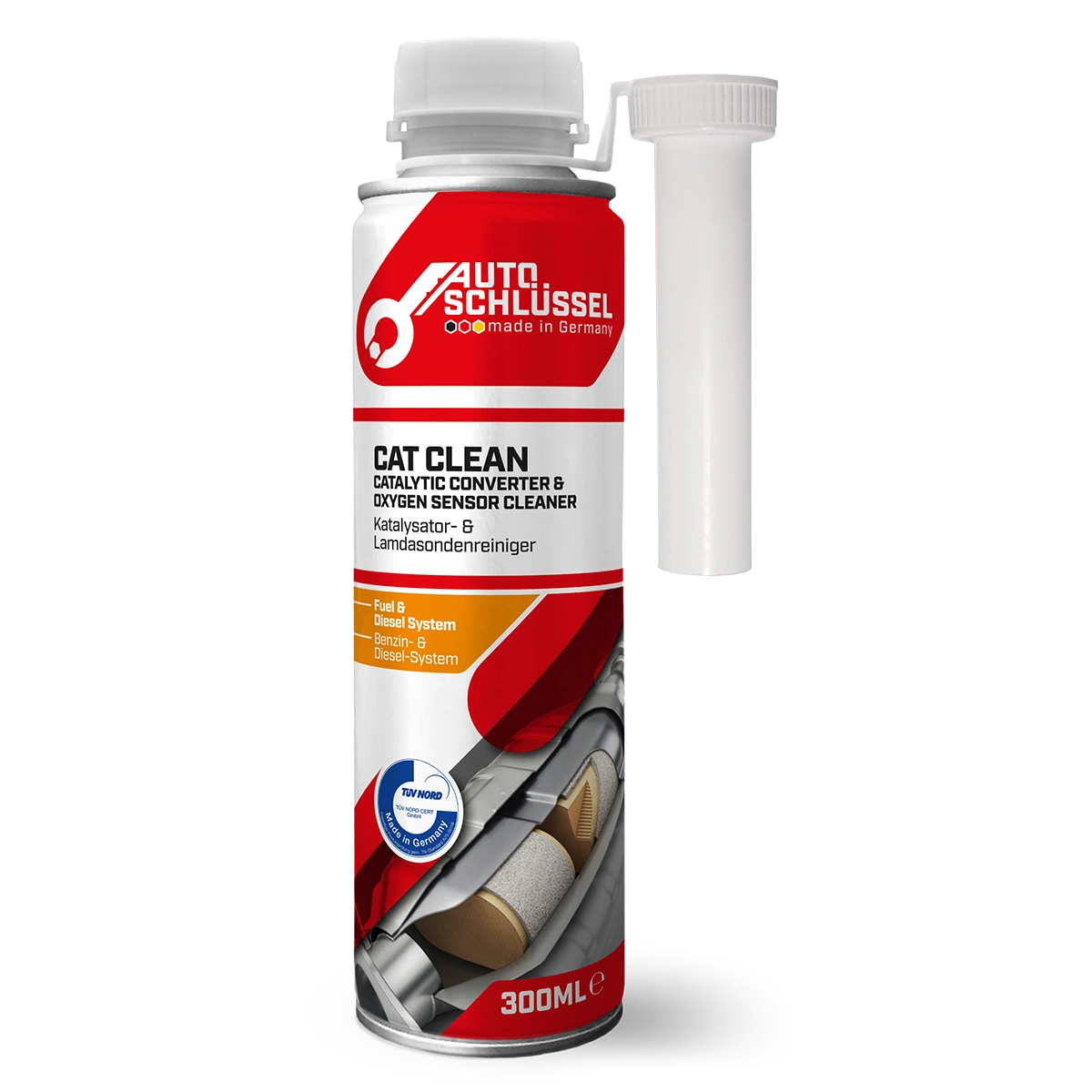 AUTOSCHLÜSSEL_CAT_Clean_Li_300ml تمیز کننده کاتالیزور و سنسور اکسیژن اتو اشلسل