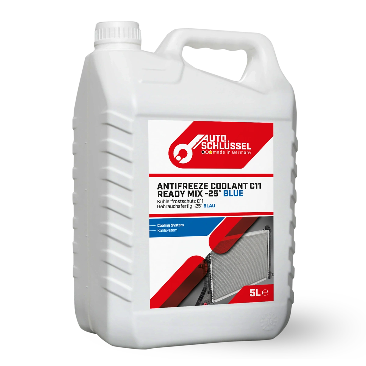 Antifreeze Coolant C11 Ready Mix -25° BLUE_5L_S.R ضد یخ (خنک کننده) C11 آبی -۲۵° درجه ۵ لیتری
